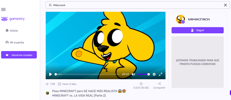 Mikecrack Gamestry
